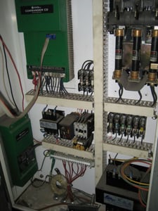 3/8" x 3" Interlake #20, horizontal hand feed flat die thread roller, vari-speed drive