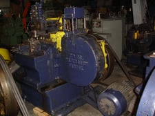 3/8" Waterbury-Farrel #20, hand feed thread roller, 5" die pocket, V ram, 60 SPM