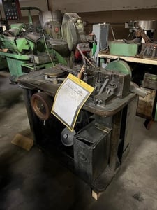 .19" x 1-1/2" Hartford #190, horizontal hand feed thread roller, 150 PPM, vibratory bowl