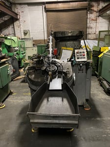 .2" x 3" Reed-Prentice #75, high speed planetary nail roller, 2000 PPM, 24" vibratory bowl