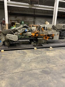 3/8" Waterbury-Farrel #2, bolt head trimmer, 110 PPM, chain feed hopper, flywheel brake