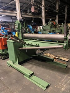 6000 lb. Fastener Engineers #PF-6000-08, uncoiler, 1" to 1-1/4" wire diameter
