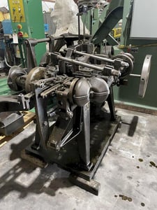 Nilson #S-2F, 4-slide, 1/8" wire diameter, 1-1/2" width strip, 10" feed length, 65-194 SPM, 3 HP, 1961