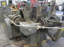 Baird #5, 4-slide, 5/16" wire diameter, 1-3/8" strip width, 15"/16-1/2" feed length, 37-112 PPM, 5 HP