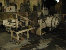 5/8" Lewis #10-F, wire straightening & cutoff machine, 4' cutoff length, 90-165 FPM