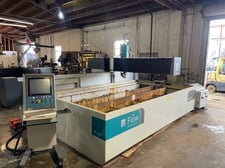 Flow #Mach-200-4020-Pivot, CNC Waterjet Cutting System, 6' x 13' table, 30 HP, 60000 PSI, 2020