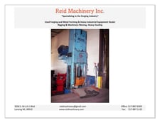 150 Ton, HPM, hydraulic press, 42" stroke, 62" DL, 20" Shut Height, 30" x 30" bed