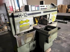 12" x 12" Hyd-Mech #H-12A, fully automatic horizontal band saw, 13' 6" x 1-1/4" blade