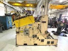 10000 lb. Mecon #100CCS24, cradle straightener, 24" wide,.220" thickness, 60" outside dimension, 1992