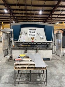 175 Ton, Adira #QIHD-16030, CNC Press Brake, 10' overall, Single Axis Back Gauge, very clean, 2009