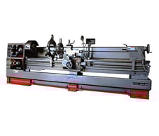 26" x 80" GMC #GML-2680, lathe, 12" 3-jaw chuck, 16" 4-jaw chuck, 4-1/8" bore, D1-8, 7.5" Steady Rest, 3"