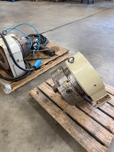 Forkhardt #5C QUAD 4 position indexer, 5.875" centerline height,w/Mitsubishi drive & motor,S/N 4122-4125, 2019