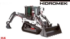 Image for Hidromek #HMK-62T, mini crawler backhoe loader w/high flow hydraulic system,new, 2023
