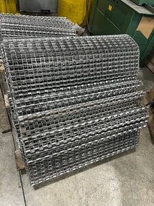 Stainless Steel mesh belt conveyor 400' available
