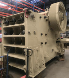 42" x 55" Metso #C140, Jaw Crusher, hydraulic adjustment system, refurbished