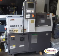 Tsugami #B0205-II, 5-Axis Swiss Type Lathe, 8.26" Machining Length, 0.12"-0.79" barstock, 2014