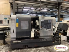 Ganesh #Cyclone-70TTMY, Multi-Axis CNC Turning/Milling Center, 8-Axis, 2.7" bar, 10" chuck, 7.48" turning