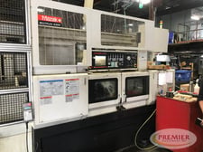 Mazak #Multiplex-4200 CNC Turning Center w/Gantry, 12.5" swing, 2" bar, 10.24" cutting diameter, 7"/21"