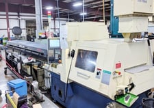 Tsugami #SS20, CNC Swiss Lathe, 7-Axis0.75" Machining diameter, 8.66" Machining length, 0.39" drilling