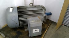 125 HP 1800 RPM Toshiba, Frame 444T, 4P, electrically OK, 230/460 Volts
