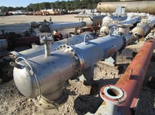 258 sq.ft., 101 psi shell, Aztech Heat Exchanger, FV / 116 psi @ 212 deg. F. Stainless Steel tube