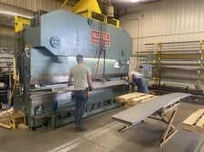 350 Ton, Allsteel, press brake, Cybelec 3-Axis stroke & back gauge, 14' overall, 144" between housing, serial
