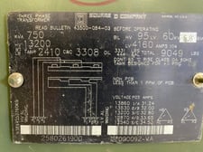 750 KVA 13200 Delta Primary, 4160 Delta Secondary, 3 phase, Padmount Transformer