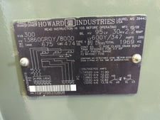 300 KVA 13860GY/8000 Primary, 600Y/347 Secondary, 3 phase, Padmount Transformer, New