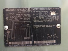 750 KVA 13200GY/7620 Primary, 4160Y/2400 Secondary, 3 phase, Padmount Transformer, New
