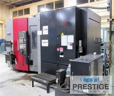 OKK #HM-500S/40, 24" X, 24" Y, 27" Z, (2) 19.6" x19.6" pallet, 10000 RPM, Cat 40, Fanuc 31i-A5, #32668