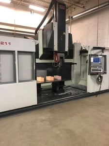 Fidia #K-211, 5-Axis CNC Vertical Machining Center, 138" x 59" table, 118" X, 49.2" Y, 31.5" Z, 24000 RPM, 42