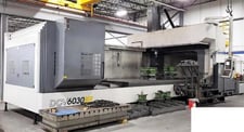 YCM #DCV-6030BF, CNC Vertical Bridge Mill, 236.2" x 118.11" table, 220" X, 120" Y, 40" Z, 6000 RPM, 60