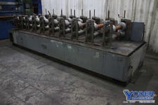 10 Stand, Yoder #M-2-1/2, rollformer, 30" roll space, 2-1/2" shaft diameter, coolant, #76136
