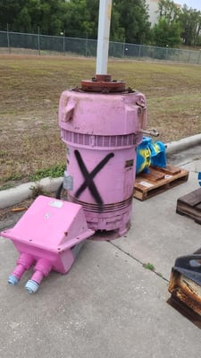 250 HP 885 RPM U.S. Motors, Frame 5008P-24, WPIBB, NRR, VHS, vertical hollow shaft, 1.15 service factor, 460