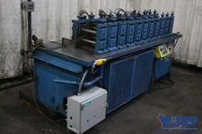 11 Stand, Pearson, rollformer, 1-1/2" spindle diameter, 8" roll space, 10 HP, 120 FPM, #74261