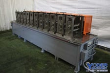 12 Stand, RFC #814-12, rollformer, 2-1/2" shaft diameter, 14" roll space, run & jog, 25 HP, #75396
