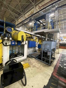 50000 lb. Automatic Feed Co. #504872, coil feed lines, 48" x .125" stock, 72" OD, 60 SPM, 7 rolls, reel