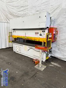 135 Ton, Pacific #J135-10, hydraulic press brake, 10' overall, 101-1/2" between housing, 8" stroke, #77100