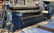 10' x 1" Faccin #HAV3145, 3-roll, 17.7"top roll diameter,Siemens PLC,hydraulic drop end, 2012,S44846