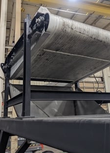 REI, high intensity magnetic roll separator, 48" wide belt/working area, 16" neo drum magnet diameter