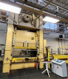 800 Ton, Niagara #SE2-800-96-60, straight side mechanical press, 12" stroke, 1990, rebuilt 2020