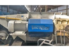 Vecoplan #RG-70/20K, Shredder w/Steel Belt Conveyor & Dust Collector