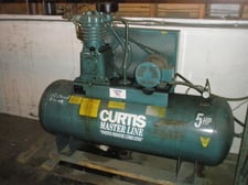 200 psi, Curtis Master Line #P96A, Air Compressor, 450 F, 5 HP, 1750 RPM, 208-230/460 V