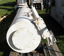 100 sq.ft., Dust Collector, 28" dia x 9-1/2' straight side baghouse, (8) 5" dia. x 9' L gas, 8" outlet
