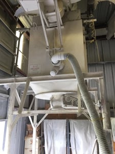 110 sq.ft., Mikro Corporation, Baghouse Dust Collector, (20) 5" dia. x 4' L bags, 5 HP, 230/460 V.