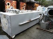 315 sq.ft., Dust Collector/Baghouse, 42" x 42" x 10' straight side unit, (25) 6" dia. x 8' L bags, 8" dia.