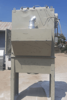 846 sq.ft., Farr Tenkay #C3, Cartridge Type Dust Collector, (3) 12.75" dia. x 26" L cartridges, 6"