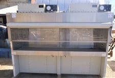 Nuaire #NU-407-SPEC-L, Fume Hood, 96" width x 23-1/2" deep x 48" H interior, 83 FMP downflow, 105 FMP inflow