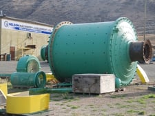 9' x 10' Allis-Chalmers, Ball Mill, 400 Ton/day, 400 HP, 257 RPM, 550 V, 2-pc. Bull gear, 5-pc. Gear guard