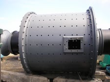 10' x 10' Kurimoto Iron Works, Ball Mill, 1020 ton/day, 500 HP, wet overflow discharge